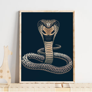 Imprimer la faune King Cobra   Impression Cobra