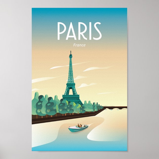 Imprimer Paris - Poster France | Poster de voyage  (Devant)