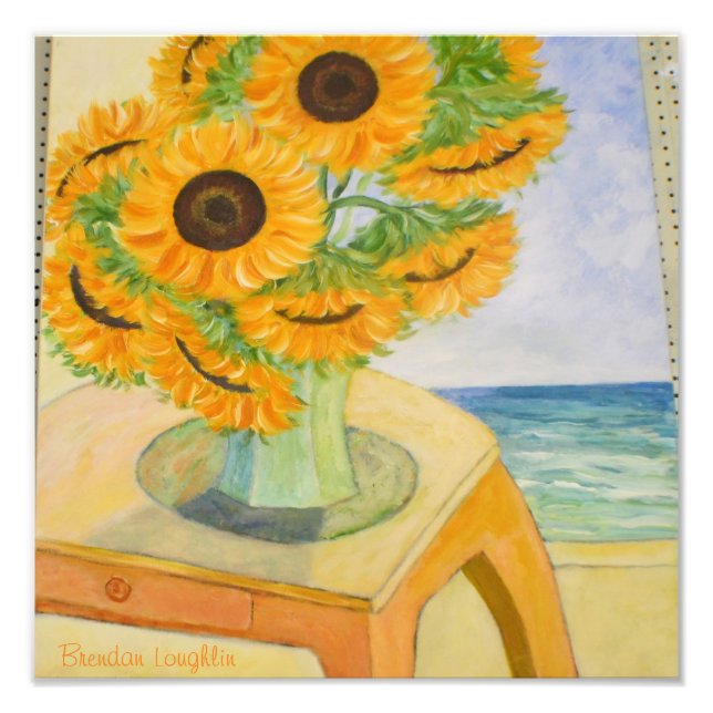 Imprimer photo tournesol (Devant)