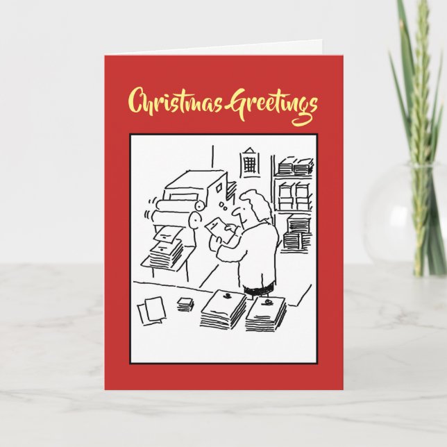 Imprimer Pièces Carte de Noël (Devant)