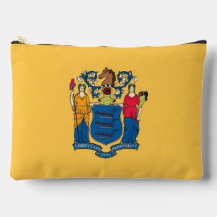 Imprimer Sac à coudre avec drapeau du New Jersey,