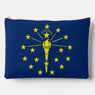 Imprimer Sac à coudre avec drapeau Indiana, US