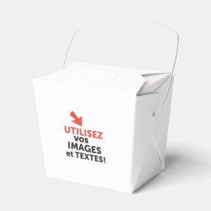 Imprimer vos conceptions en ligne en français favor box