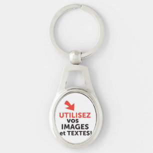 Imprimer vos conceptions en ligne en français keychain