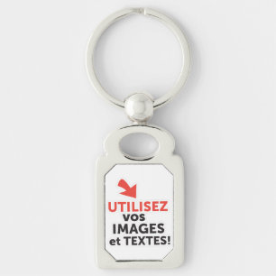 Imprimer vos conceptions en ligne en français keychain
