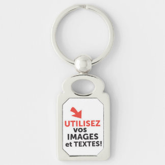 Imprimer vos conceptions en ligne en français keychain