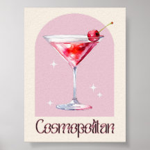 Imprimerie d'art cosmopolite | Poster de cocktails