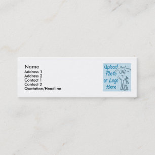 Imprimez mes propres cartes de visite blancs