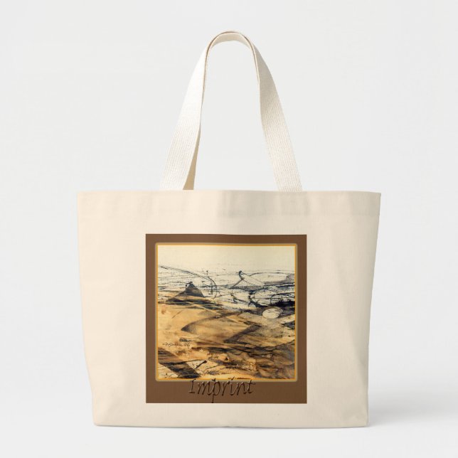 Imprint for Evolution Large Tote Bag (Front)