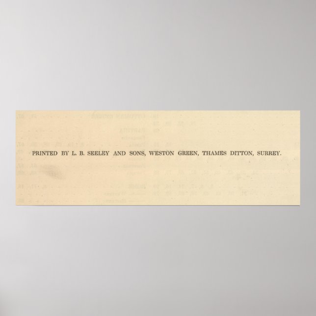 Imprint of a Historical Atlas 1828 AD Poster (Front)