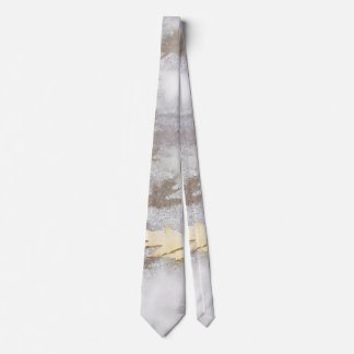 imprinted leaves tie