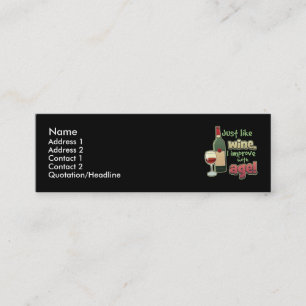Improve With Age Skinny Profile Card