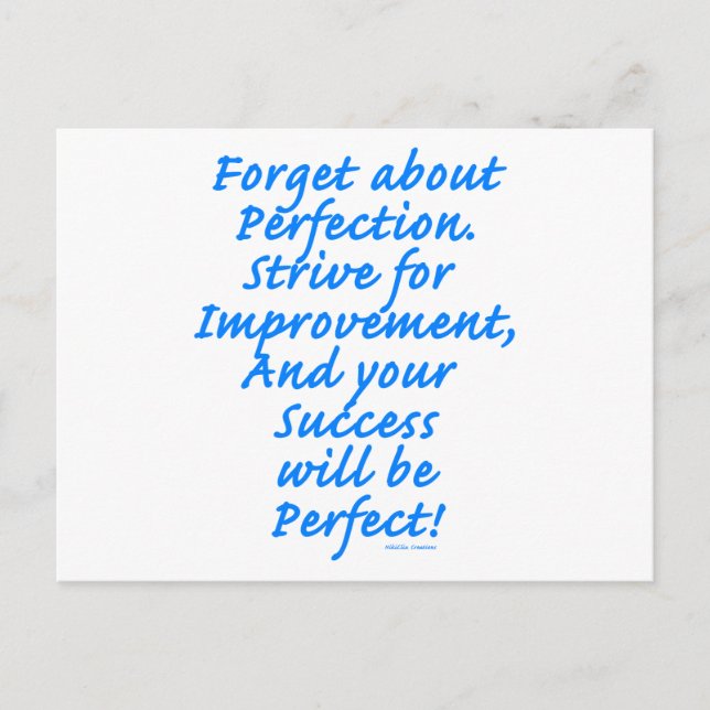 Improvement Postcard (Front)