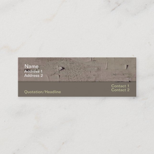 Improvements Business Card (Front)