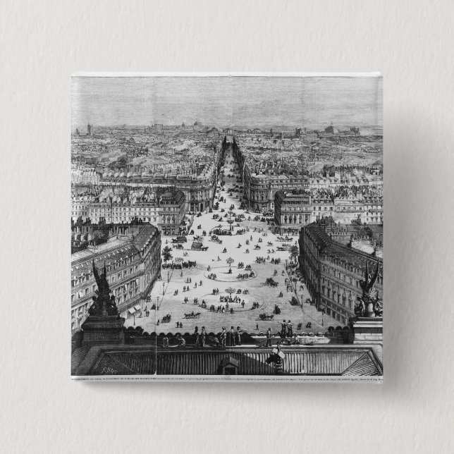 Improvements to Paris 2 Inch Square Button (Front)