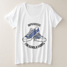 "Improvisateurs pour Kamala Harris" Plus Size Shir