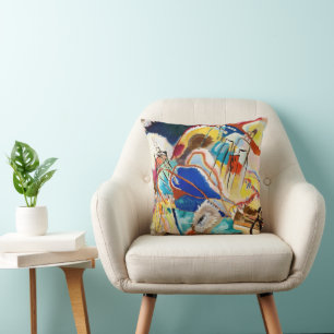 Improvisation 30 (Cannons) by Wassily Kandinsky Throw Pillow