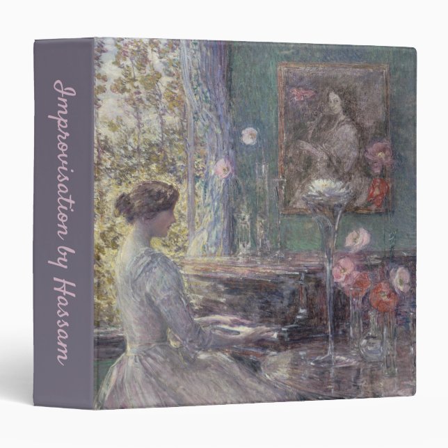 Improvisation by Frederick Childe Hassam Binder (Front/Spine)