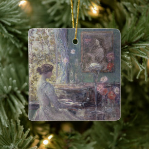 Improvisation by Frederick Childe Hassam Ceramic Ornament