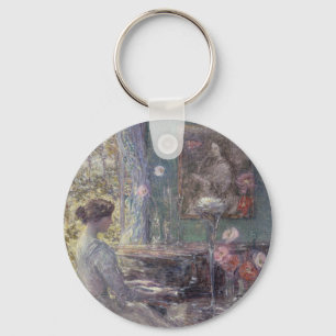 Improvisation by Frederick Childe Hassam Keychain
