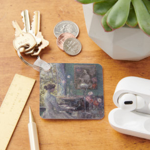 Improvisation by Frederick Childe Hassam Keychain