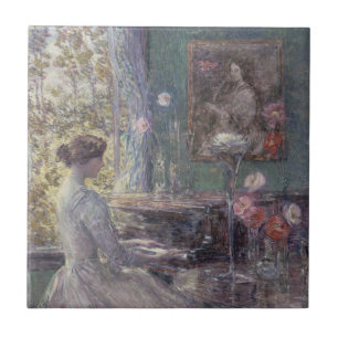 Improvisation by Frederick Childe Hassam Tile