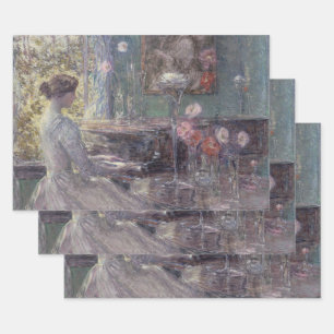 Improvisation by Frederick Childe Hassam Wrapping Paper Sheet