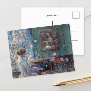 Improvisation   Childe Hassam Postcard