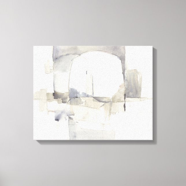 Improvisation I Grey Abstract Print (Front)