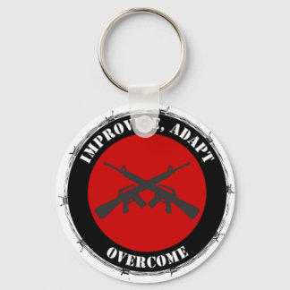 Improvise, Adapt, Overcome Keychain