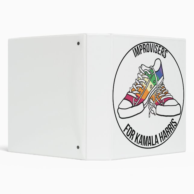 "Improvisers for Kamala Harris" Binder (Background)