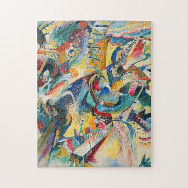 Improvization Gorge - Wassily Kandinsky - Jigsaw Puzzle (Vertical)