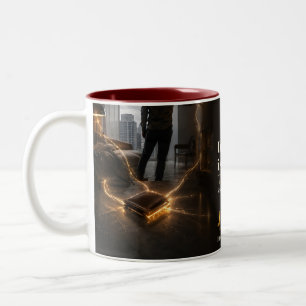 Impulse Is a Circuit Book Quote Two-Tone Coffee Mug
