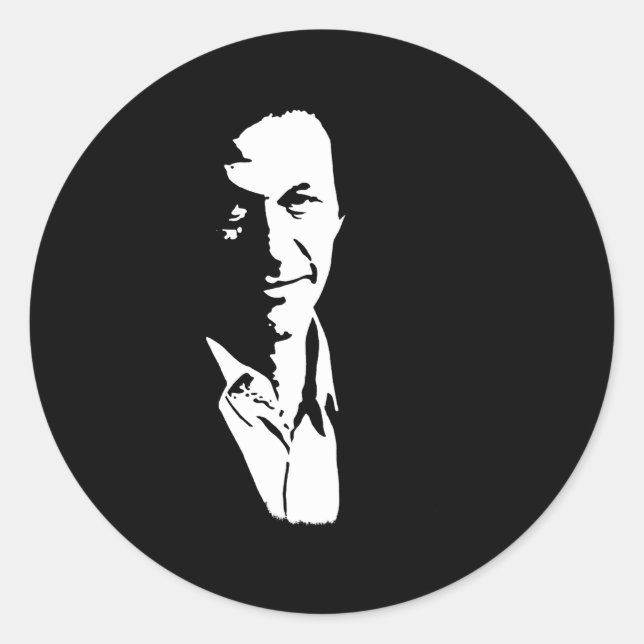 Imran Khan Absolutely Not Pti Pakistan Prime Minis Classic Round Sticker (Front)