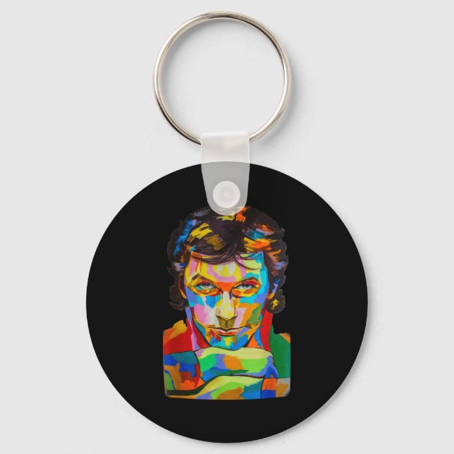 Imran Khan Rtrait Shirt Pti The New Pm Of Pakistan Keychain (Front)