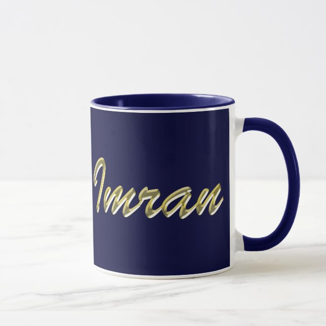 IMRAN - Mug de boisson cadeau de marque déposée (Droite)