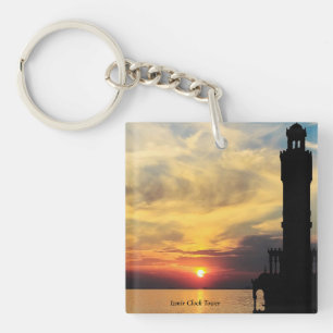 Imzir Clock Tower Sunset ,Turkey Keychain