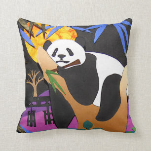 IN A BAMBOO COMA Panda Pillow