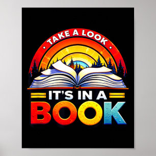 In a book inspiring motivating teachers bookworms poster