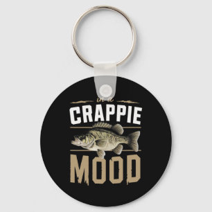 In A Crappie Mood Funny Fishing  Keychain