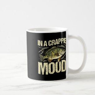 In A Crappie Mood Funny Fishing Retro  Coffee Mug