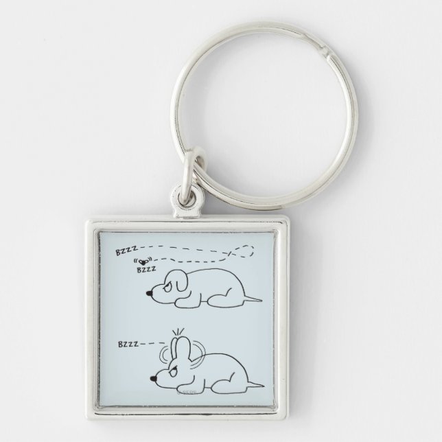In a Dog's Age Keychain (Front)
