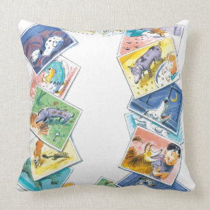 In a Dog's Life Throw Pillow