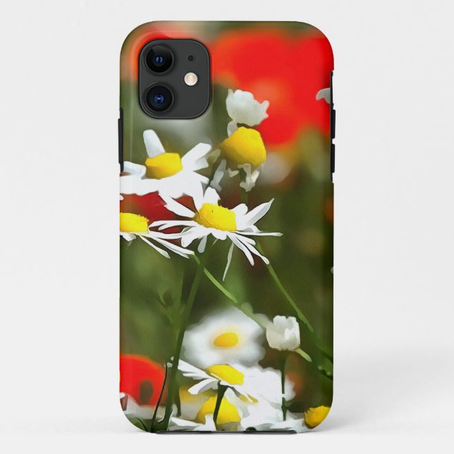 In A Field of Poppies Be A Daisy Case-Mate iPhone Case (Back)