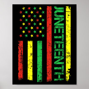 In A Flag For Black History Day Black History Mont Poster