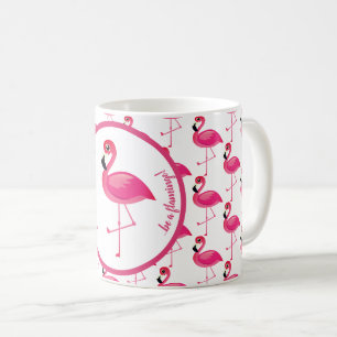 In a flock of pigeons, be a Flamingo Coffee Mug