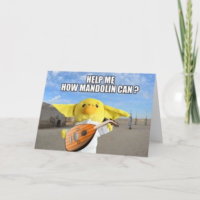 In a galaxy far,far away  card (Front)