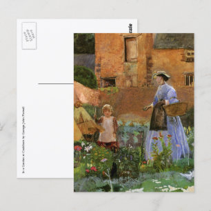 In a Garden at Cookham by George John Pinwell Postcard