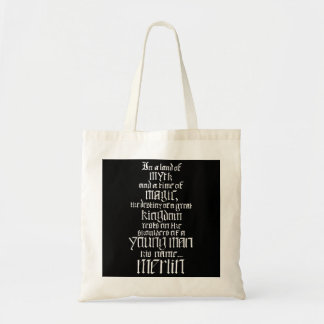 In a Land of Myth... Merlin (white) Tote Bag