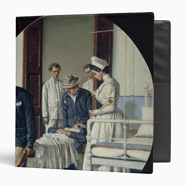 In a military Hospital Binder (Front/Inside)